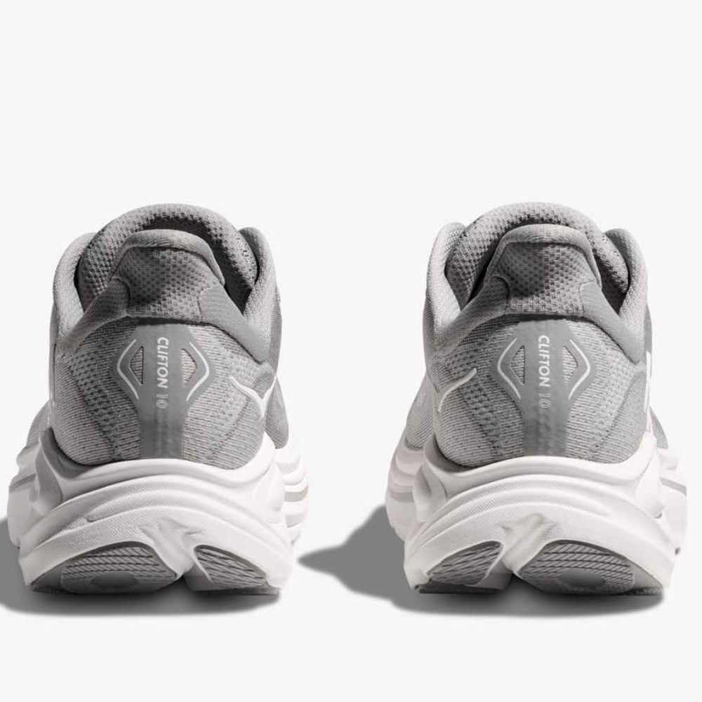 New HOKA Men's Sneakers in Gray and White Clifton 10 Men's Size 11 NWT, NIB - Picture 4 of 8
